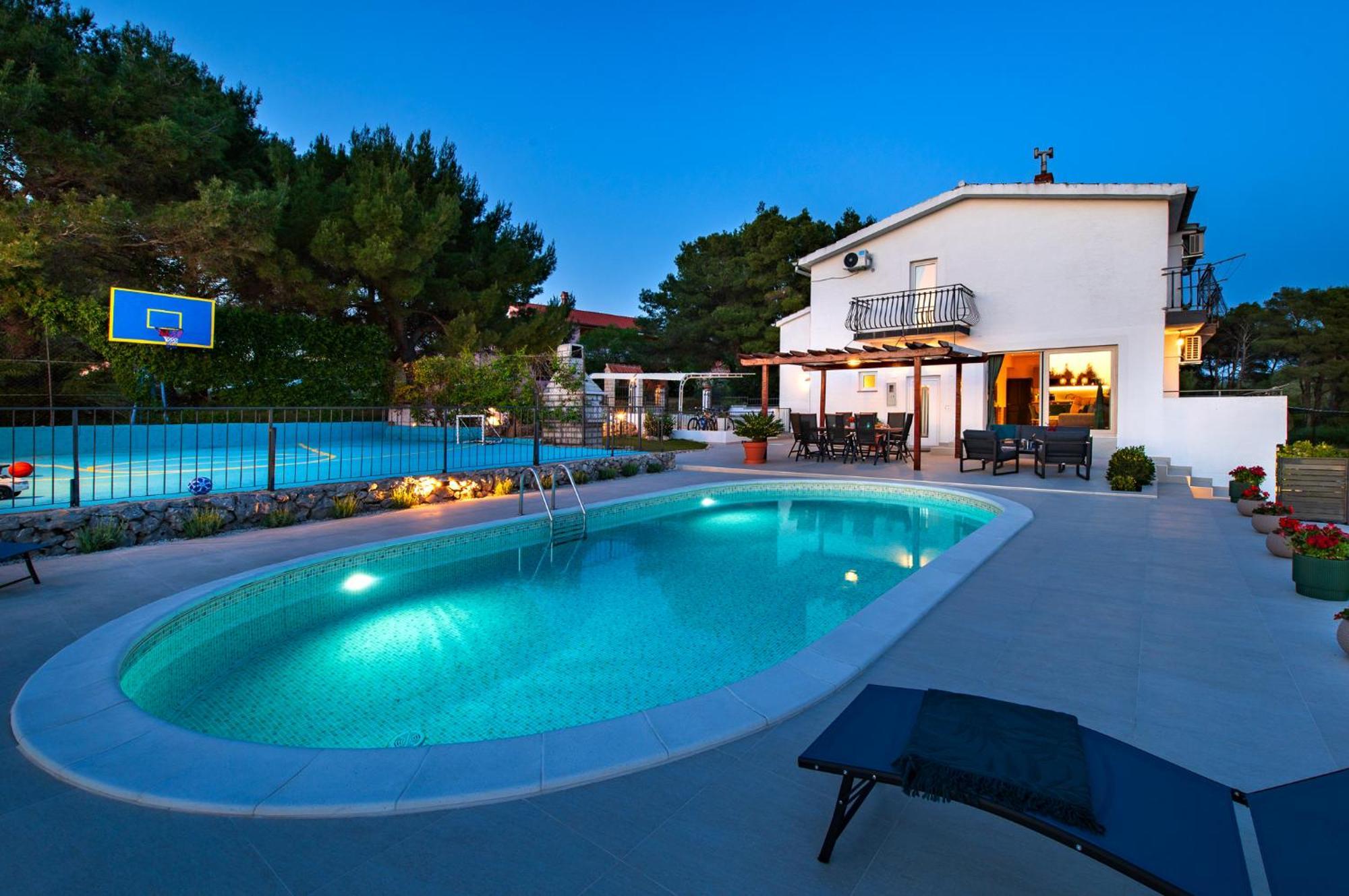Villa Plenca - Heated Pool ! Šibenik Extérieur photo